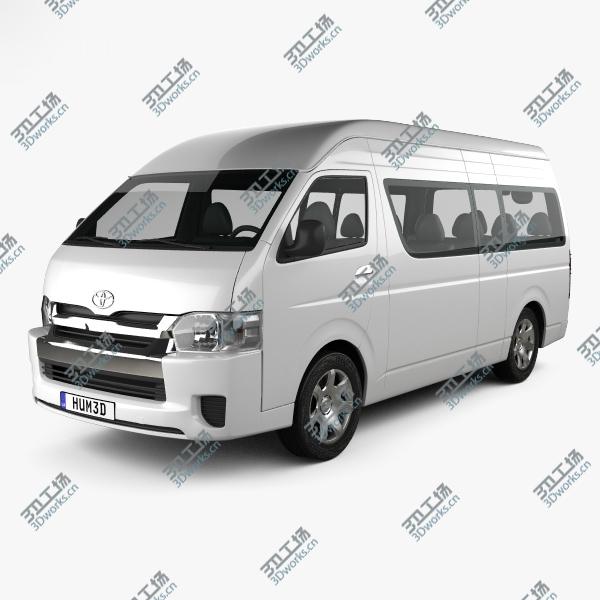 images/goods_img/2021040232/Toyota Hiace Passenger Van L2H3 GLX 2013 3D model/1.jpg